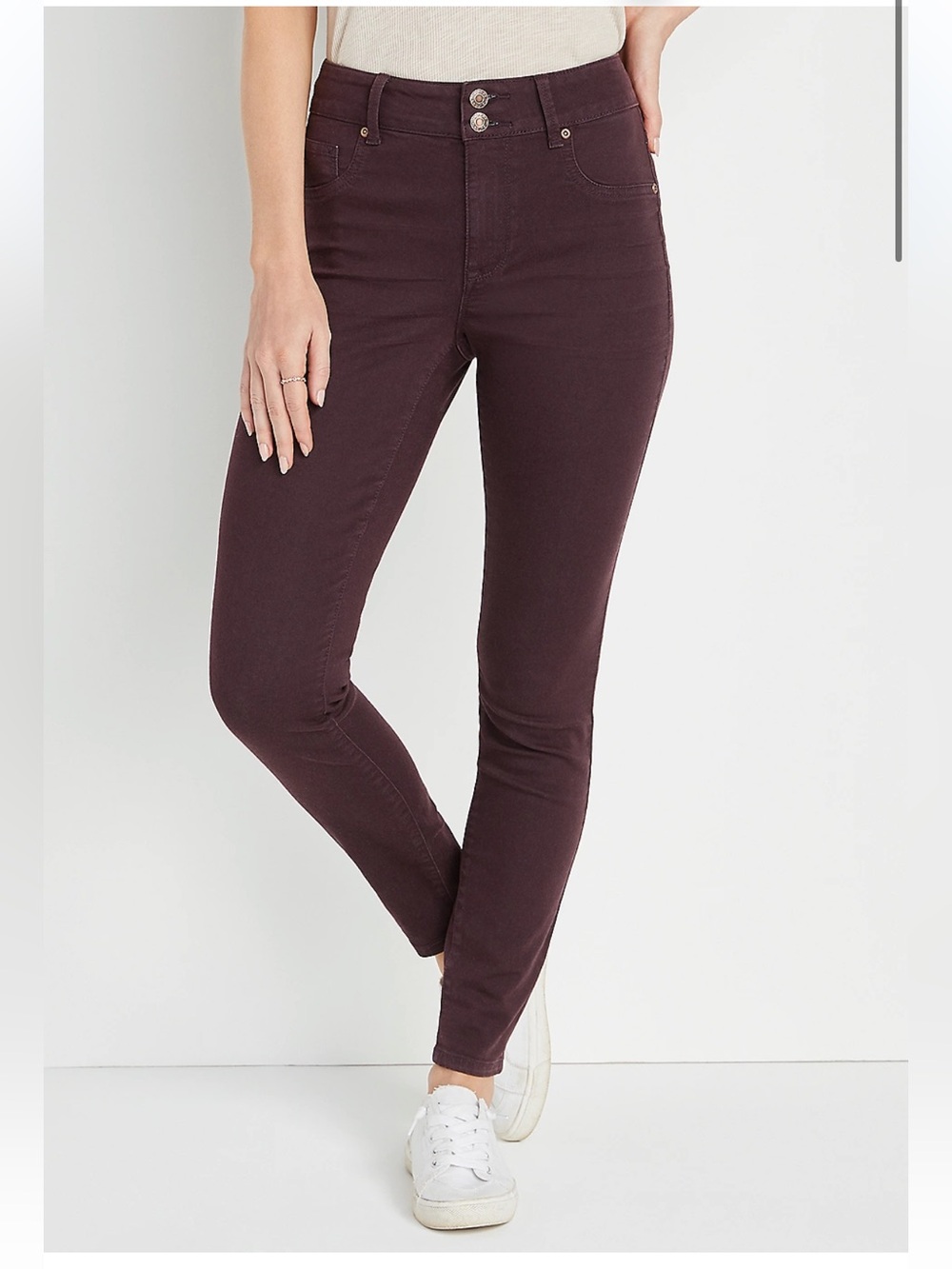 m jeans by maurices™ High Rise Maple Double Button Jegging Made With REPREVE®
